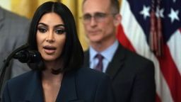 WASHINGTON, DC - JUNE 13:  Kim Kardashian West speaks during an East Room event on second chance hiring June 13, 2019 at the White House in Washington, DC. President Donald Trump held the event to highlight the achievements on Second Chance hiring and workforce development.  (Photo by Alex Wong/Getty Images)