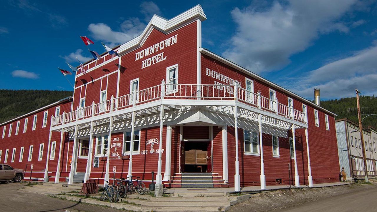 The Downtown Hotel, in Canada's Dawson City, is world-renowned for its Sourtoe Cocktail. 
