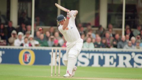 Cricketer Robin Smith batting for England during the 2nd one-day international against Australia in 1993.