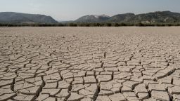 ZARCILLA DE RAMOS, SPAIN - JULY 28:  Dried cracked mud is seen at the Valdeinfierno reservoir on July 28, 2017 in Zarcilla de Ramos, Spain. Valdeinfierno is one of the Spain's oldest reservoir which was used to feed the fields of Lorca and Totana and nowadays is absolutelly unusable due to cracks on the dam and mud level on its bed. As the severe drought in Spain's Southeastern regions of Albacete, Guadalajara, Murcia and Almeria continues for a second straight year, water levels of the region's main reservoir are worryingly low. Despite of the national water levels are currently near 50% of its total capacity, the main reservoir feeding these regions are below 13% of their capacity. This prolonged drought and how the government is managing the water sharing among these regions are deeply hitting their economy. According to the Spain's environment ministry figures, Southern Spain's deserts are spreading and a third of the country is at risk of suffering a process of desertification as climate change, droughts, tourism add to farming pressure on the southeastern regions of Spain.  (Photo by David Ramos/Getty Images)