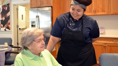 Immigrants make up more than 60% of workers at Bethany Health Care Center in Framingham, Mass. More are needed to fill vacant positions.
