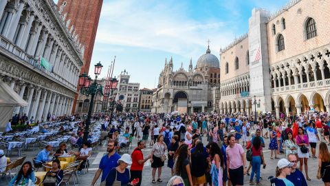 Around 30 million tourists descend on the streets of Venice every year.