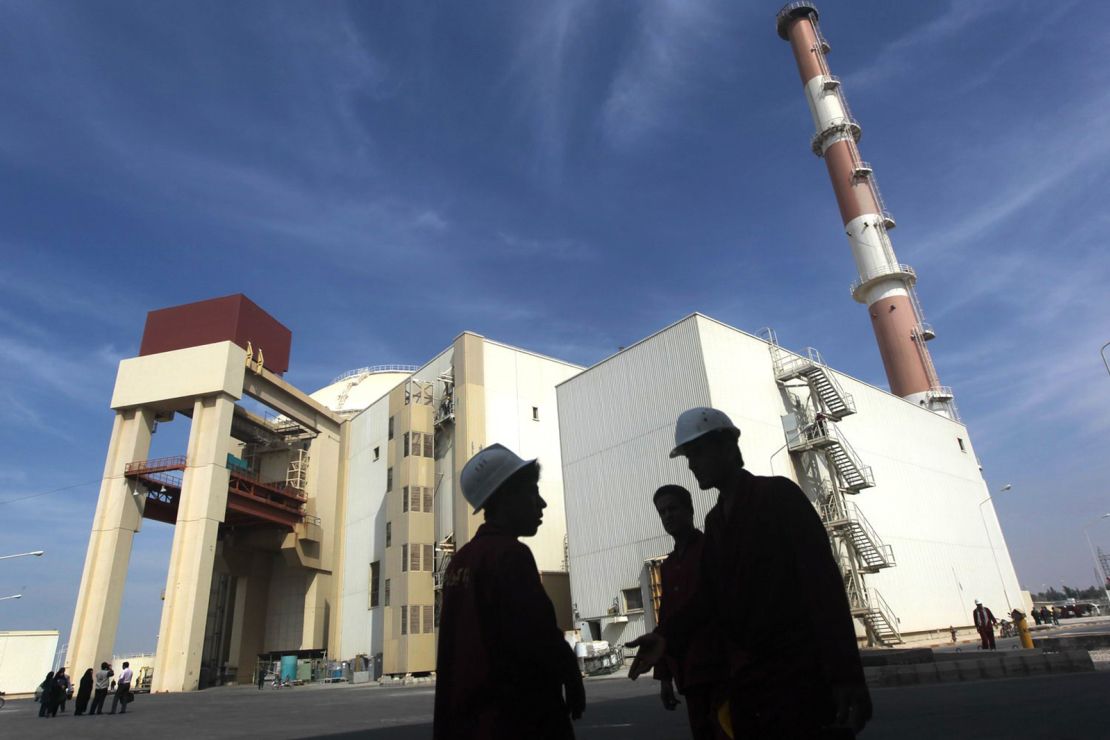 The reactor building at the Russian-built Bushehr nuclear power plant in southern Iran, pictured in October 2010.