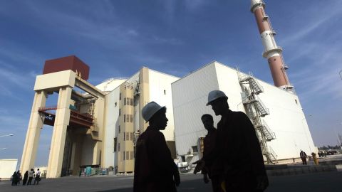 The reactor building at the Russian-built Bushehr nuclear power plant in southern Iran, pictured in October 2010.