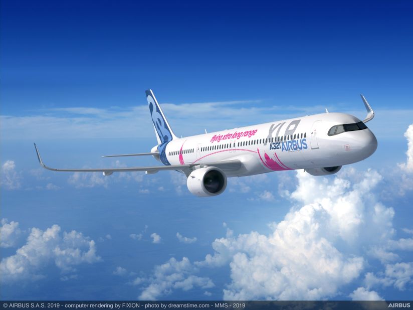<strong>Airbus A321XLR:</strong> In June, Airbus unveiled designs for the <a href="https://www.cnn.com/travel/article/airbus-single-aisle-long-range-plane-scli-intl/index.html" target="_blank">A321XLR</a> -- an aircraft it claims will be the world's "longest range single-aisle airliner." 