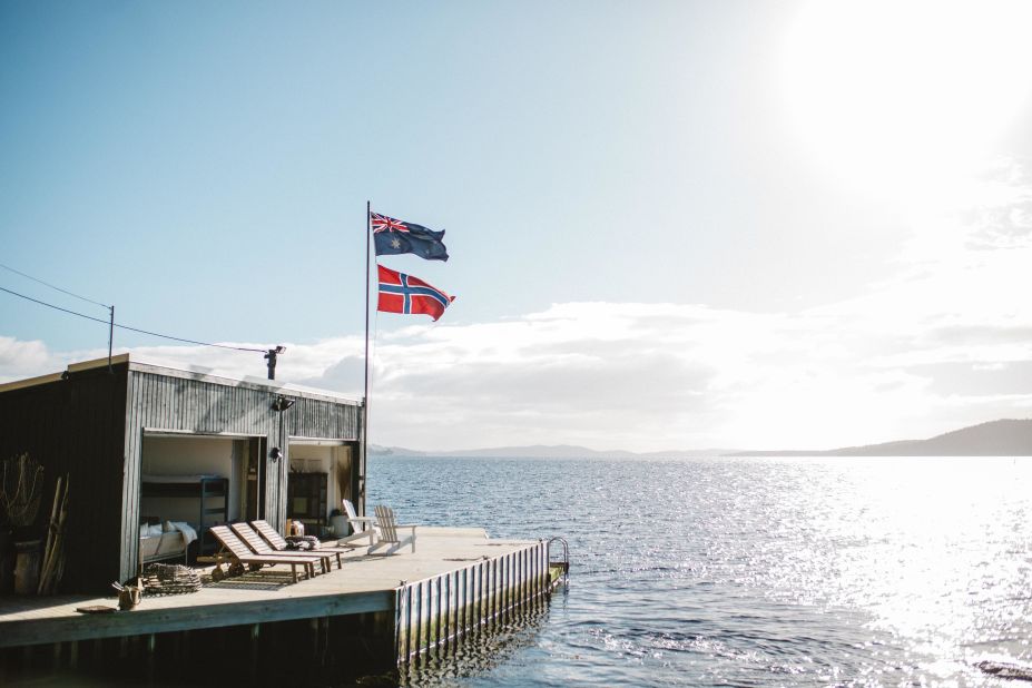 <strong>Satellite Island: </strong>For a one-of-a-kind hotel stay, get picked up by boat from Bruny Island and arrive here.