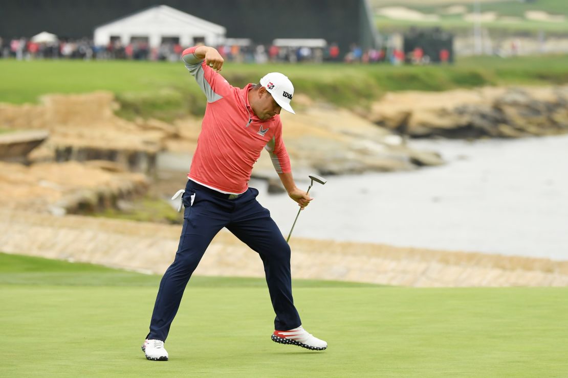 Gary Woodland held off world No.1 Brooks Koepka to win the US Open.