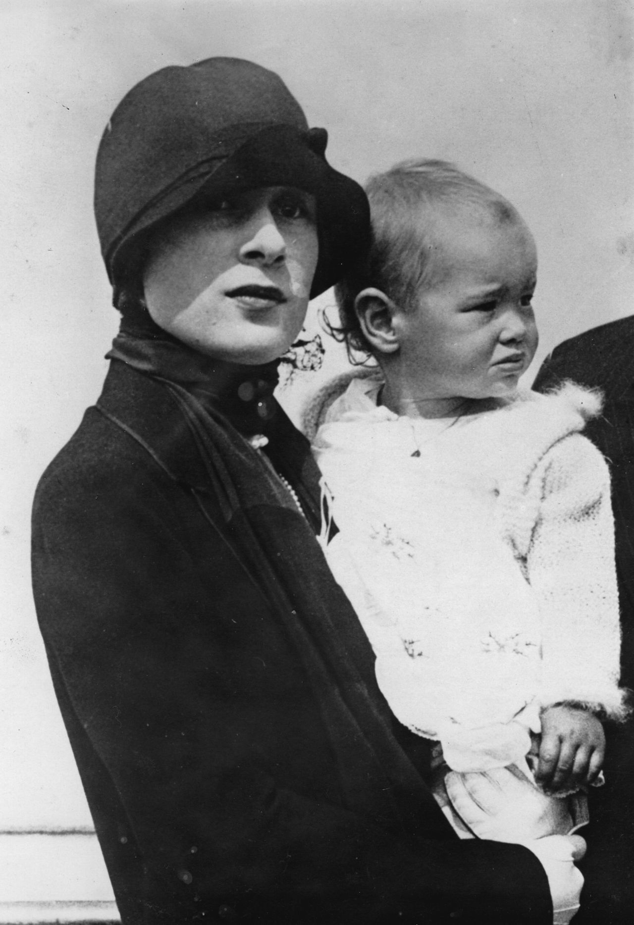A young Vanderbilt is seen with her mother, also named Gloria, in 1926. Vanderbilt was born in New York in 1924, but she grew up in France. Her father, financier Reginald Vanderbilt, was the heir to a railroad fortune and died when she was a baby.