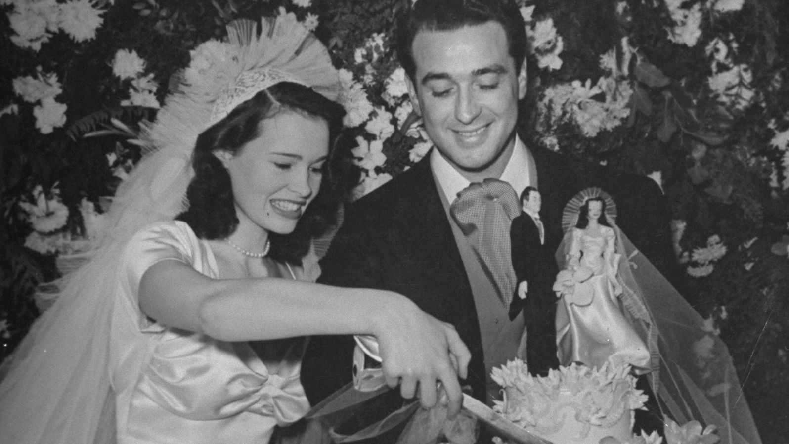 Vanderbilt and her first husband, Hollywood agent Pat DiCicco, cut their wedding cake in 1941. Vanderbilt was 17. At 21, she took control of a $4.3 million trust fund her father had left her. She divorced DiCicco two months later and promptly remarried — this time to conductor Leopold Stokowski, who was 63 at the time.
