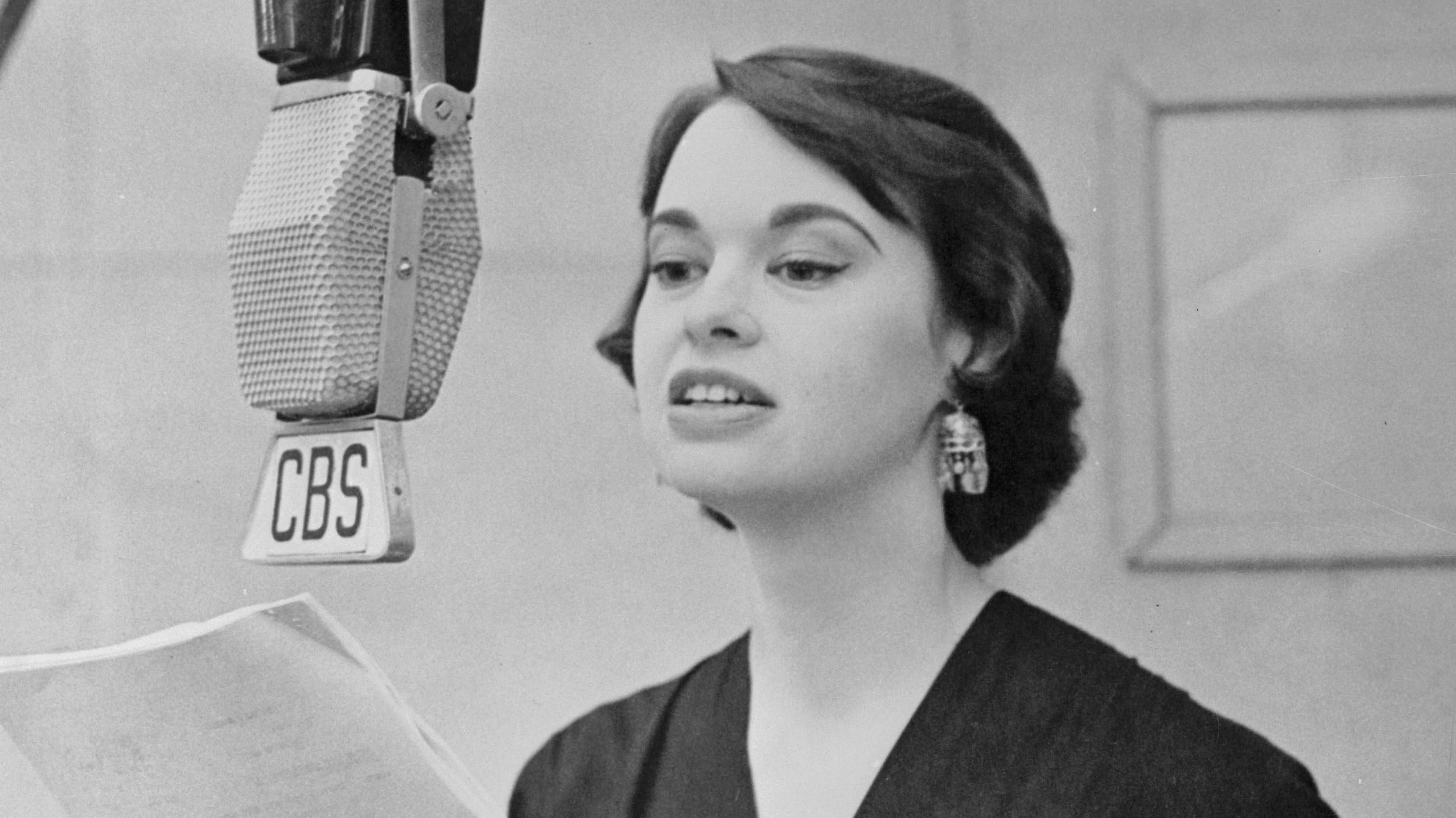 Vanderbilt discusses her poetry on CBS Radio's "The Music Room" in the 1950s. She published "Love Poems" in 1955.