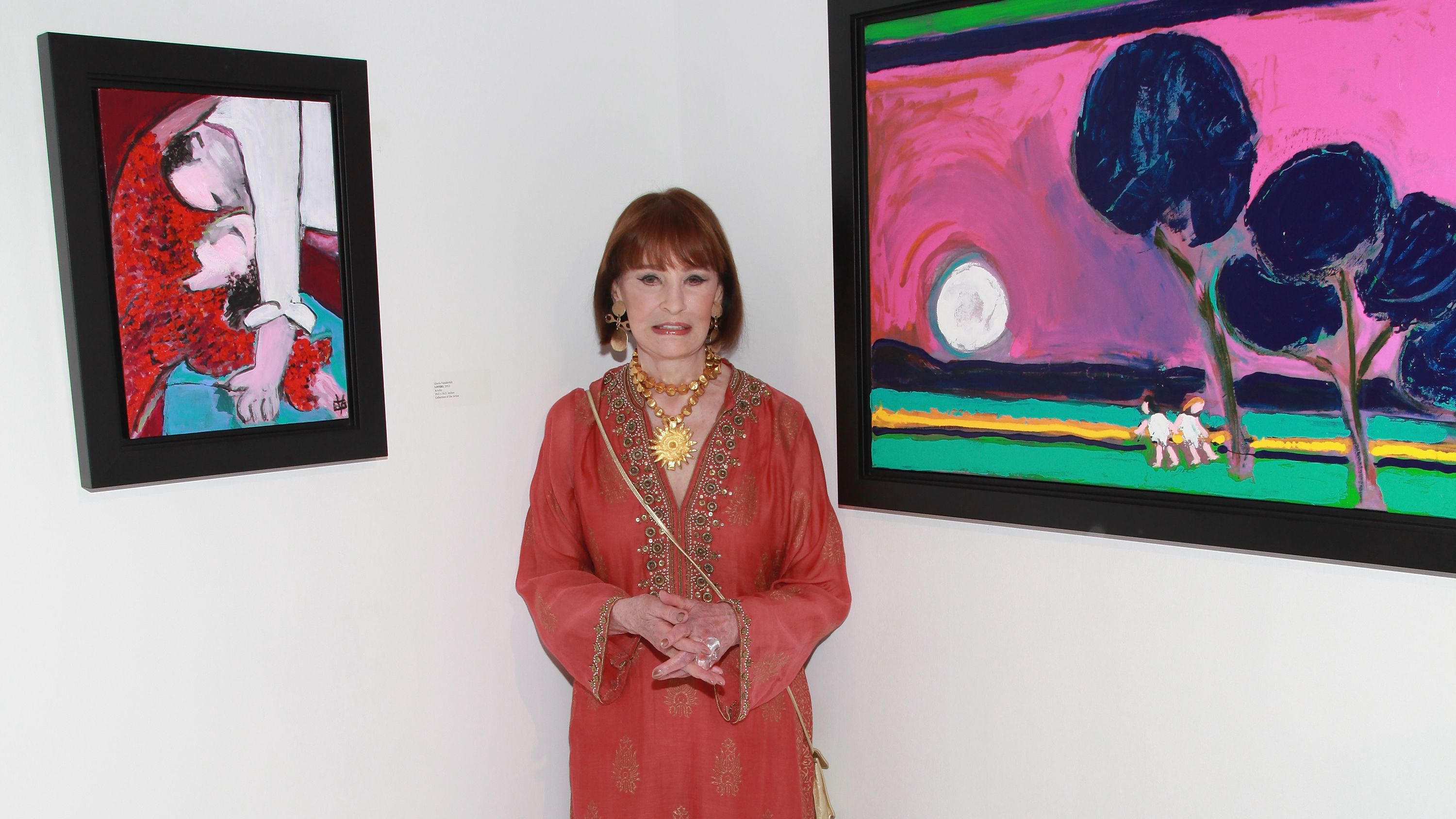 Vanderbilt attends "The World of Gloria Vanderbilt," a gala of her work benefiting the Huntsville Museum of Art in 2012.