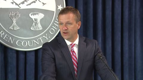 Warren County Prosecutor David Fornshell at a news conference Monday.