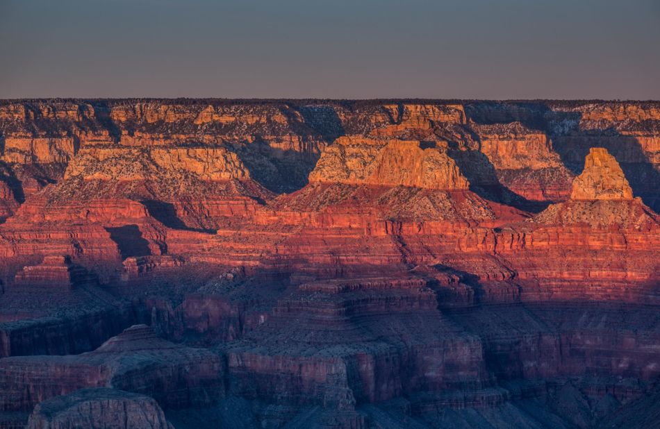 <strong>2. Grand Canyon National Park, Arizona.</strong> The canyon is viewed from at sunset from the South Rim.