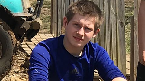 Eli Gregg, 15, is recovering after a 10-inch knife pierced his face.