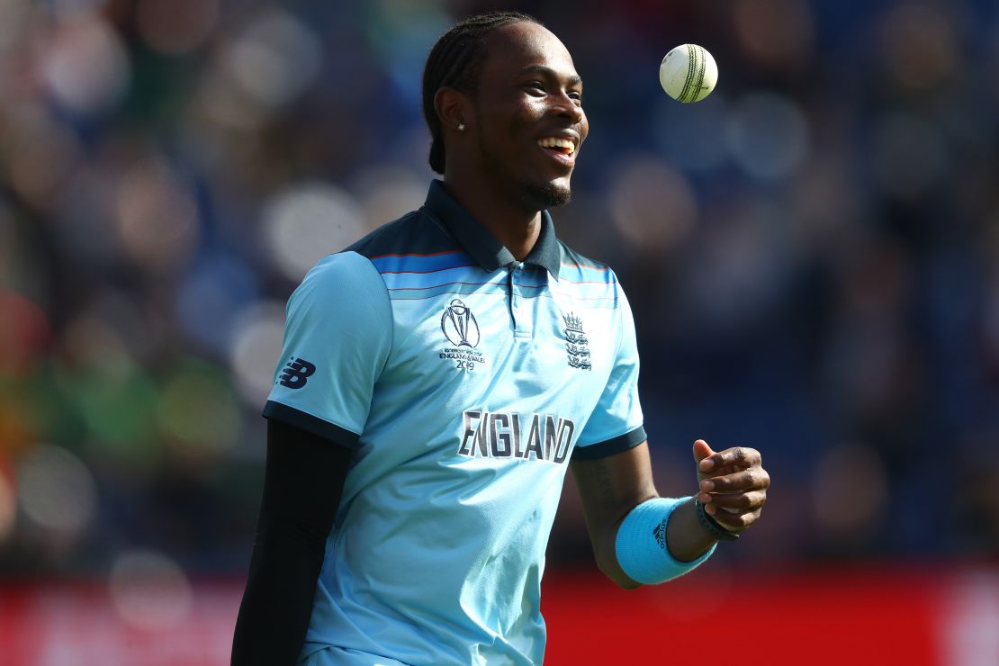 Jofra Archer has become a key part of the England team at the Cricket World Cup.