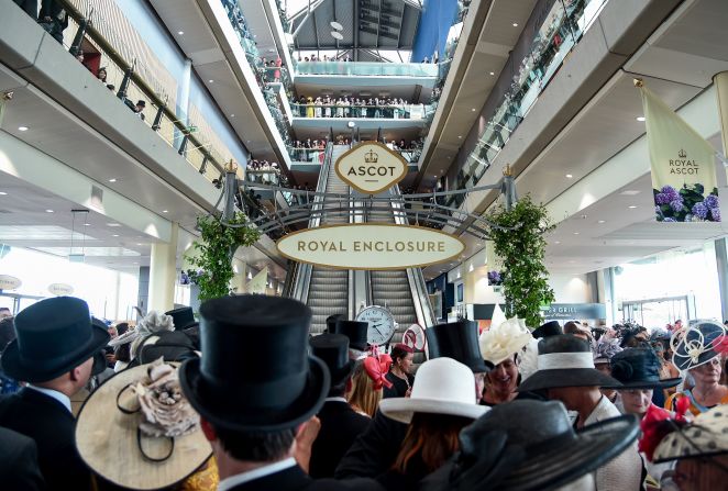 The Royal Enclosure is the high-society place to be seen at Ascot.