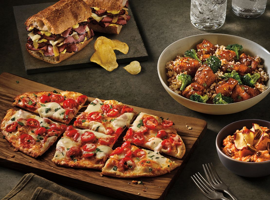Panera's new dinner menu includes flatbreads, bowls and side dishes.
