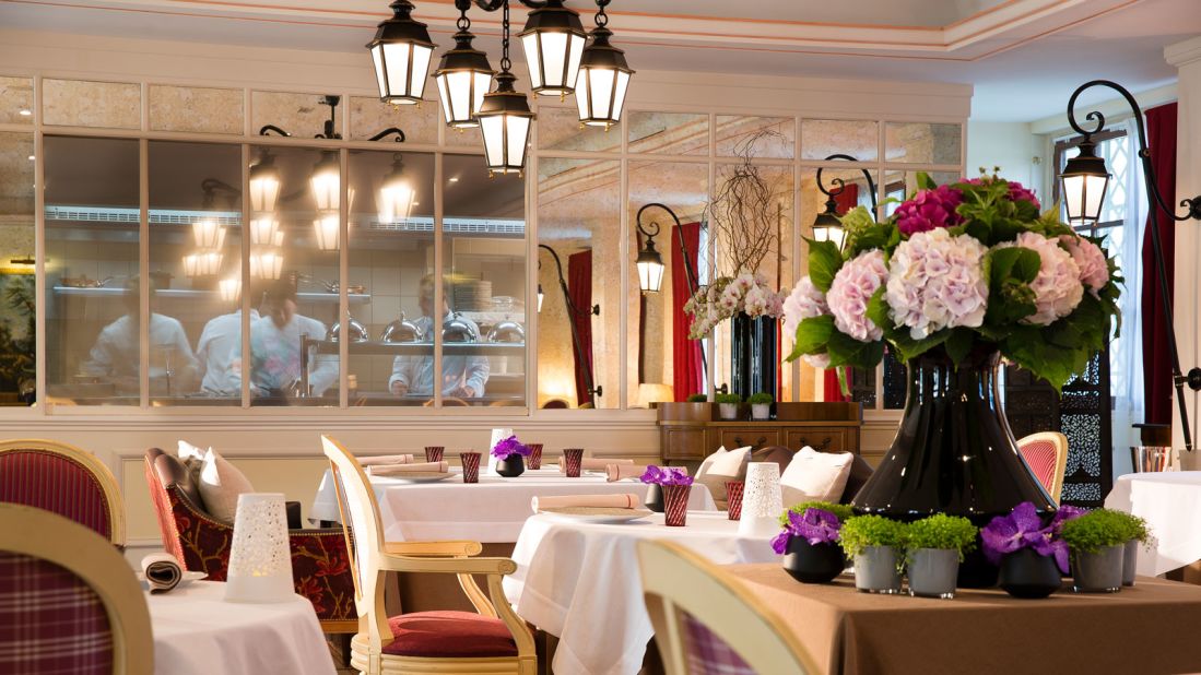 <strong>Elegant eateries: </strong>Gourmet restaurant La Table du Connétable opens out onto the lawns of the Château de Chantilly.