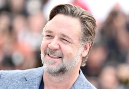 Russell Crowe is seen at the Cannes Film Festival in May 2016.
