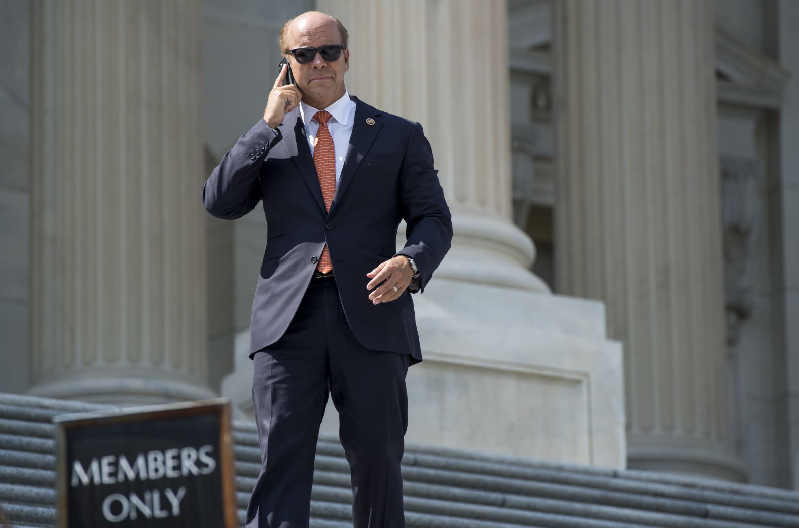 Delaney walks down the House steps after a vote in September 2016.