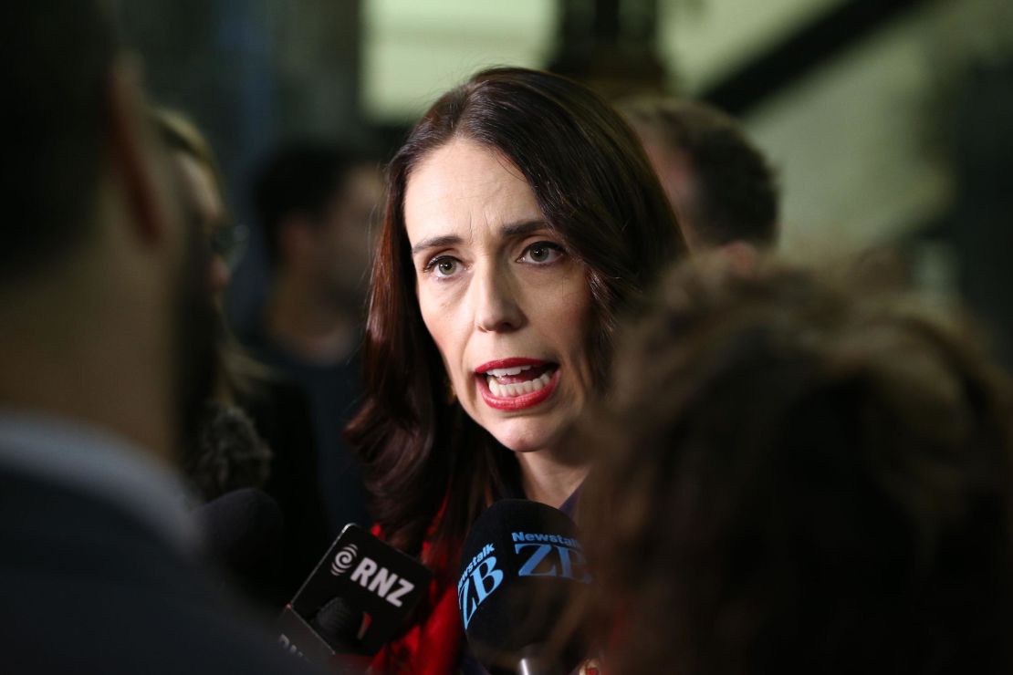 Prime Minister Jacinda Ardern speaks to media on May 30, 2019 in Wellington, New Zealand.