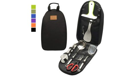 8Pcs Camping Cookware Kitchen Organizer ($22.99; <a href="https://www.amazon.com/Camping-Cookware-Kitchen-Utensil-Organizer/dp/B074K4B9W4/ref=as_li_ss_tl?ie=UTF8&linkCode=ll1&tag=021850fivestar%20-20&linkId=d49cc85c934ab223e0a76f3cfa9bd781&language=en_US" target="_blank" target="_blank">amazon.com</a>)