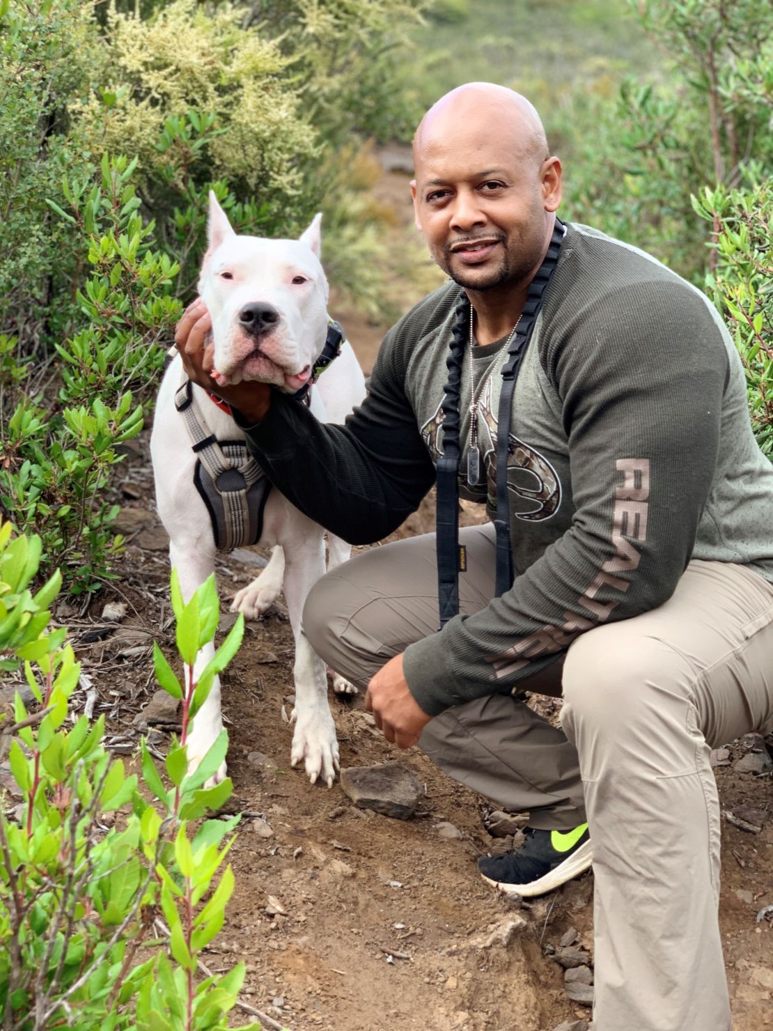 California resident Moeilijk Krijjer uses the Pawscout tag on his dog Kaja. 