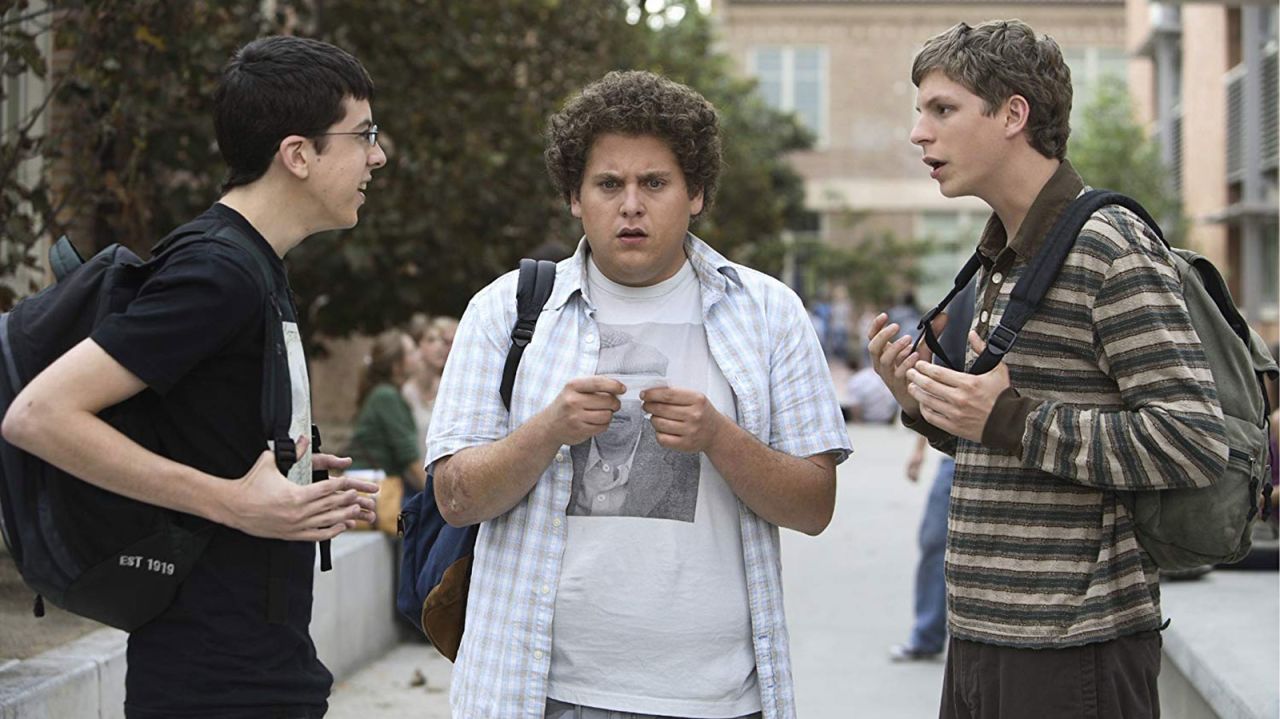 <strong>"Superbad"</strong>: Determined to have sex before leaving for college, two teenagers agree to buy the booze for the coolest party in town, leading to a night they'll never forget. <strong>(Hulu) </strong>