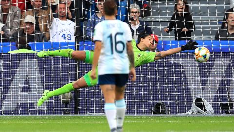 Correa saved a penalty against England and produced a string of fine saves against the world's No.3-ranked team.