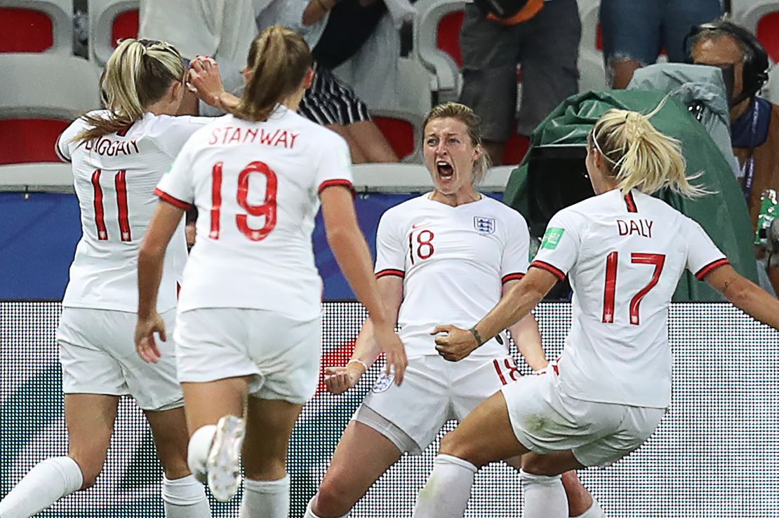 England's forward Ellen White scored six goals at the Women's World Cup.