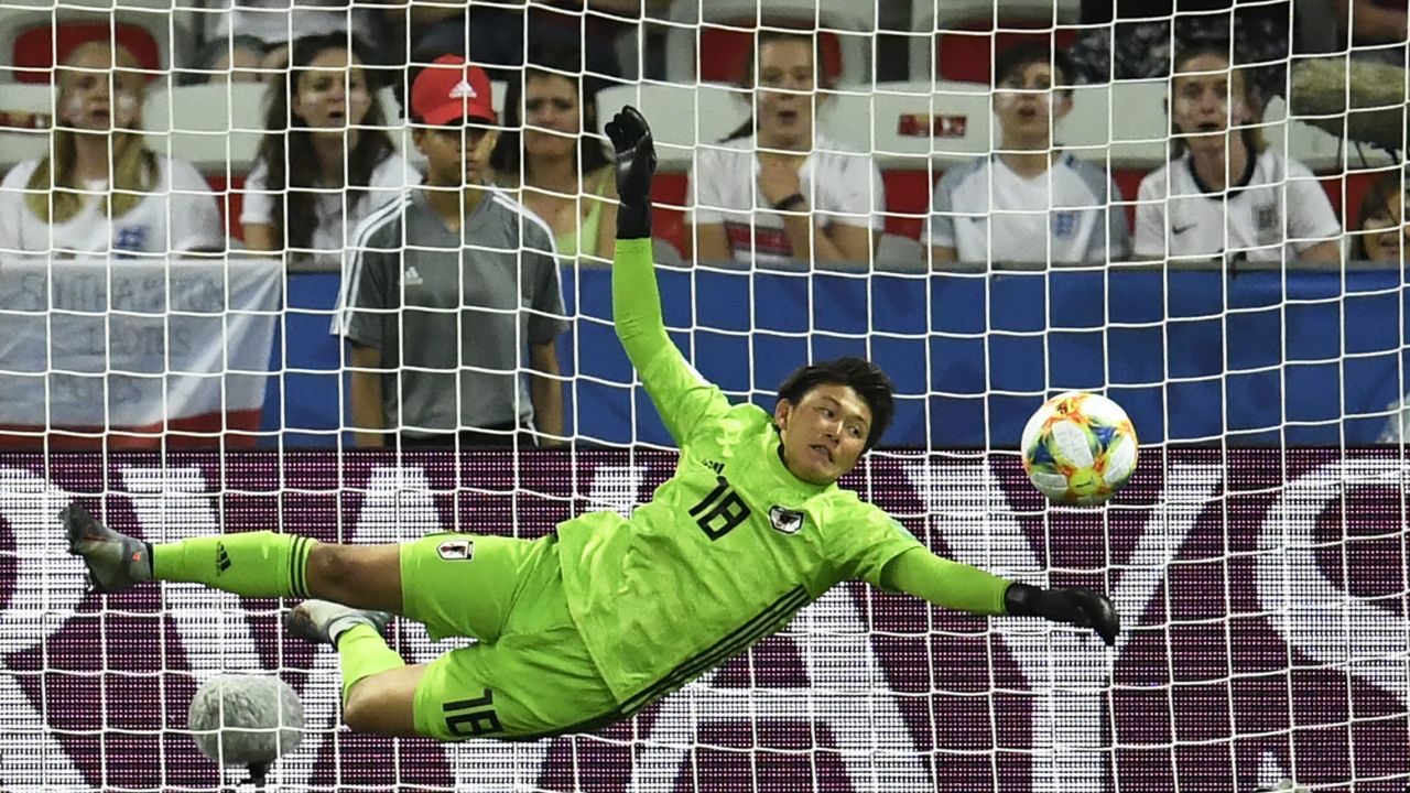 Yamashita produced a string of fine saves against England. 