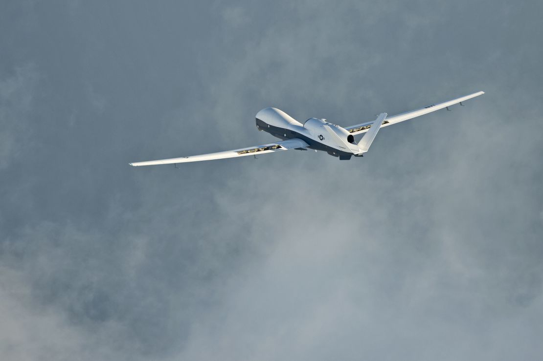 The MQ-4C Triton unmanned aircraft system completes its inaugural cross-country ferry flight at Naval Air Station Patuxent River, Maryland.