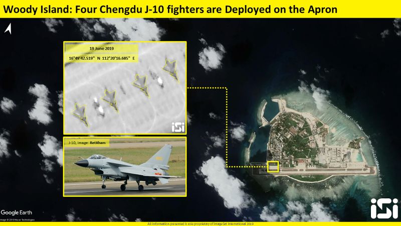 South China Sea: Satellite Image Shows Chinese Fighter Jets Deployed To ...