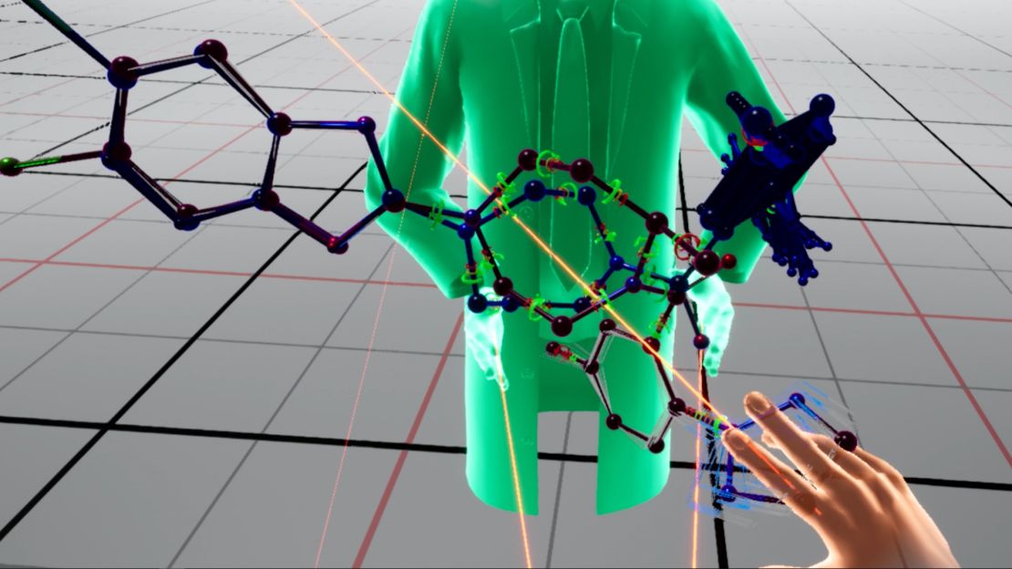 Scientists will be able to reach out and touch the molecules virtually 
