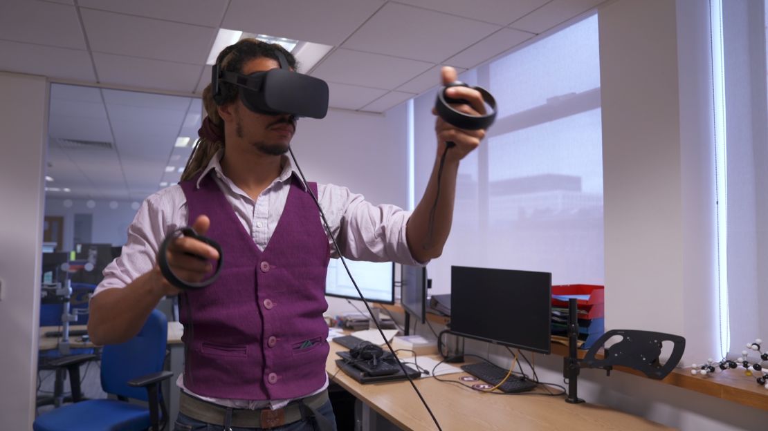 The VR tool could be used by scientists in different locations at the same time