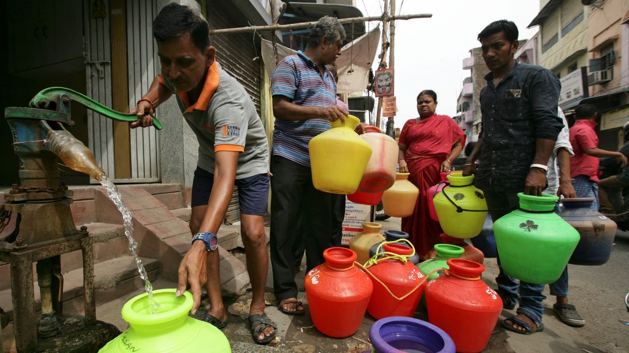 The city's essential services have been hit by the water shortage.