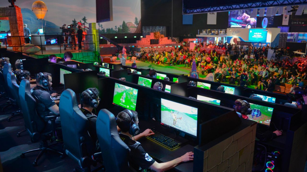 World's top gamers vie for $500,000 in prizes at a Fortnite International video game tournament. 