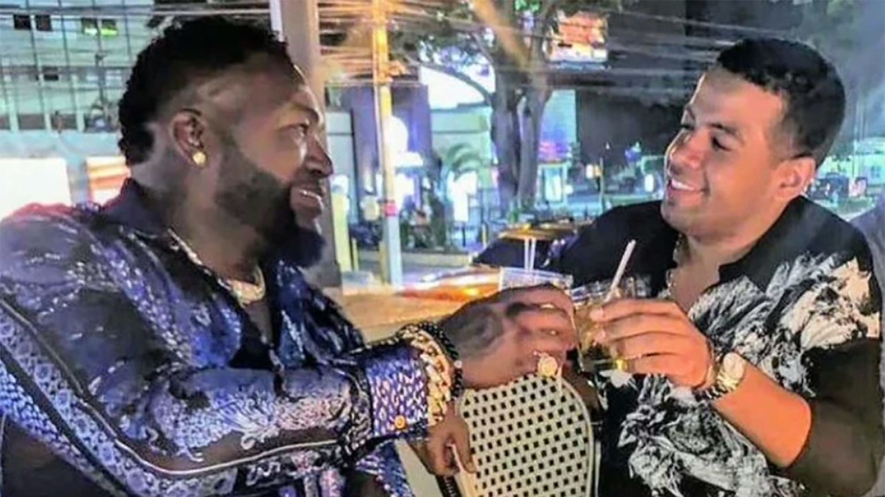 David Ortiz, left, and Sixto David Fernandez together in an undated photo.