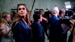 Former White House communications director Hope Hicks leaves following a closed-door interview with the House Judiciary Committee on Capitol Hill in Washington, Wednesday, June 19, 2019. (AP Photo/Andrew Harnik)