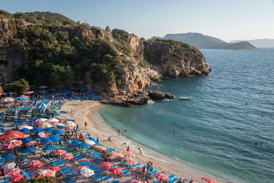 <strong>Beaches galore:</strong> A beach a natural cove along the Mediterranean coast near Antalya is one of many beaches along Turkey's Turquoise Coast.