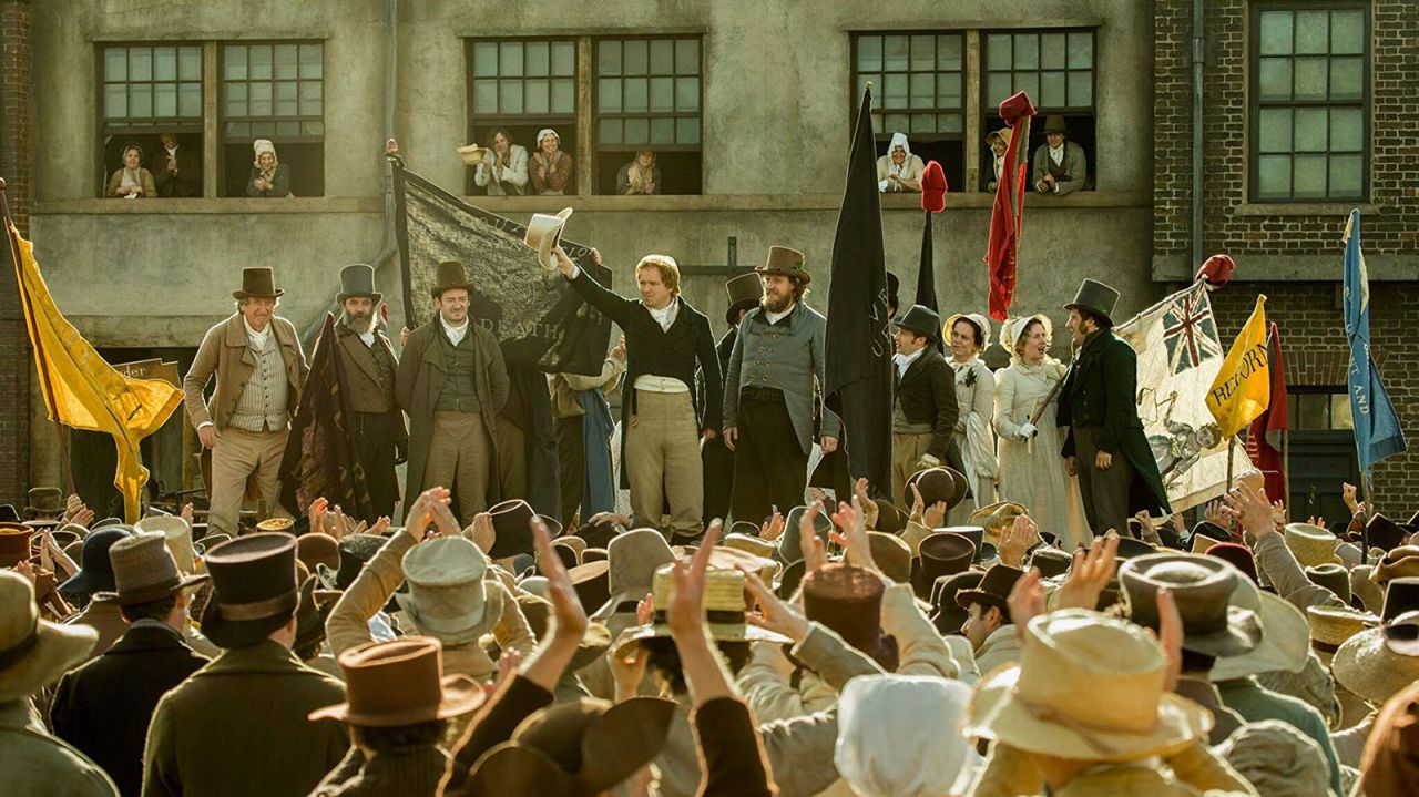 <strong>"Peterloo"</strong>: Internationally acclaimed and Oscar-nominated filmmaker Mike Leigh portrays one of the bloodiest episodes in British history, the infamous Peterloo Massacre of 1819, where government-backed cavalry charged into a peaceful crowd of over 60,000 that gathered in Manchester, England to demand democratic reform. <strong>(Amazon Prime) </strong>