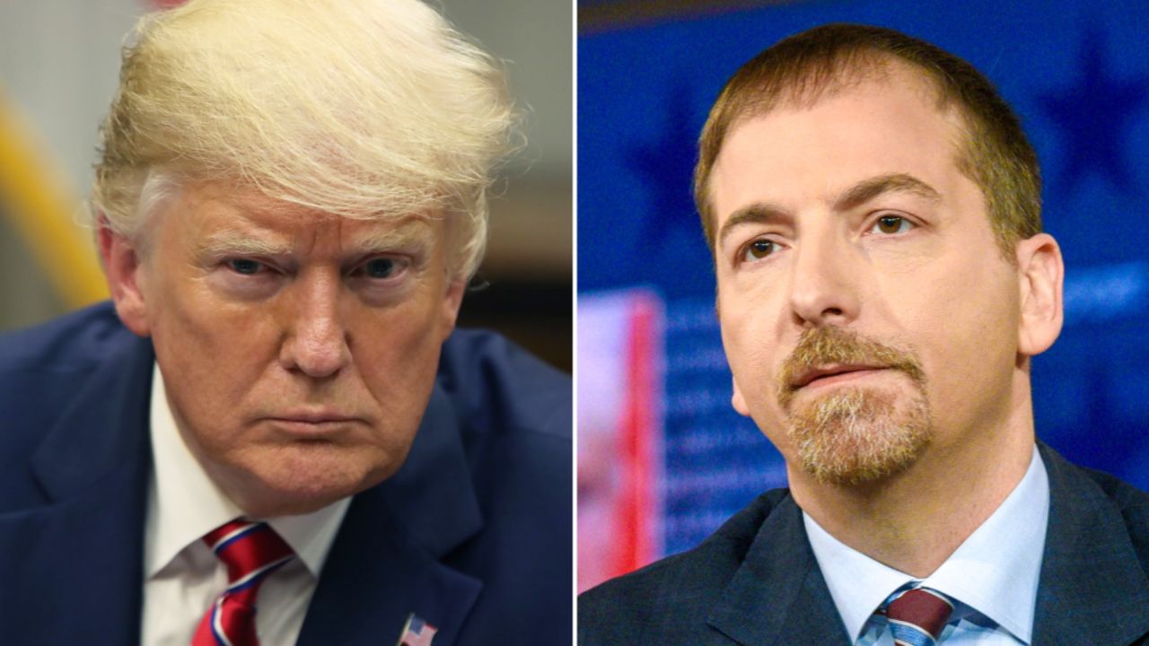 Donald Trump and Chuck Todd