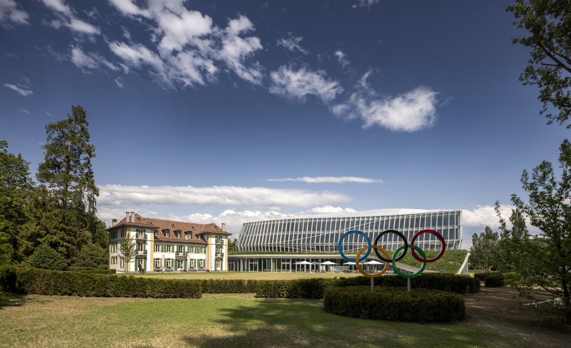 The new headquarters is next to the 18th-century Château de Vidy, also used by the IOC.