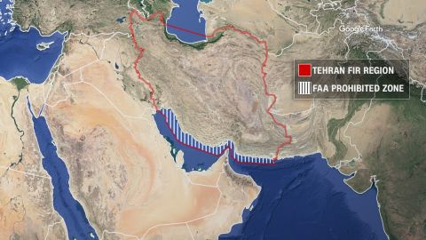 Faa Flight Restrictions Map Faa Restrictions: United And Qantas Adjust Flights Near Iran | Cnn Business