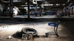 WATERBURY, CT - OCTOBER 21:  The remaining interior of a shuttered factory connected to the brass industry stands in what was once a vibrant manufacturing city on October 21, 2018 in Waterbury, Connecticut. Known as "Brass City", Waterbury, like many manufacturing cities in America, started to see a decline in manufacturing following World War II. Today the city is seeking funds to tear down many of the remaining factories as they have become sources of arson fires and are increasingly unsightly. Since 2011 Waterbury has knocked down around a dozen old factories.  (Photo by Spencer Platt/Getty Images)