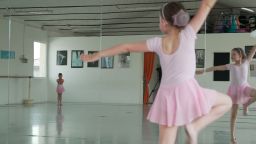 Angela loves to dance and now attends special ballet classes where all children have to prove they have been vaccinated.