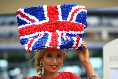 Spectacular hats are very much in vogue at Royal Ascot.