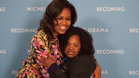 Since meeting Michelle Obama, Pooser refers to her mother as "Mrs. Berry" because the former first lady "is her new momma," Miller-Berry says.