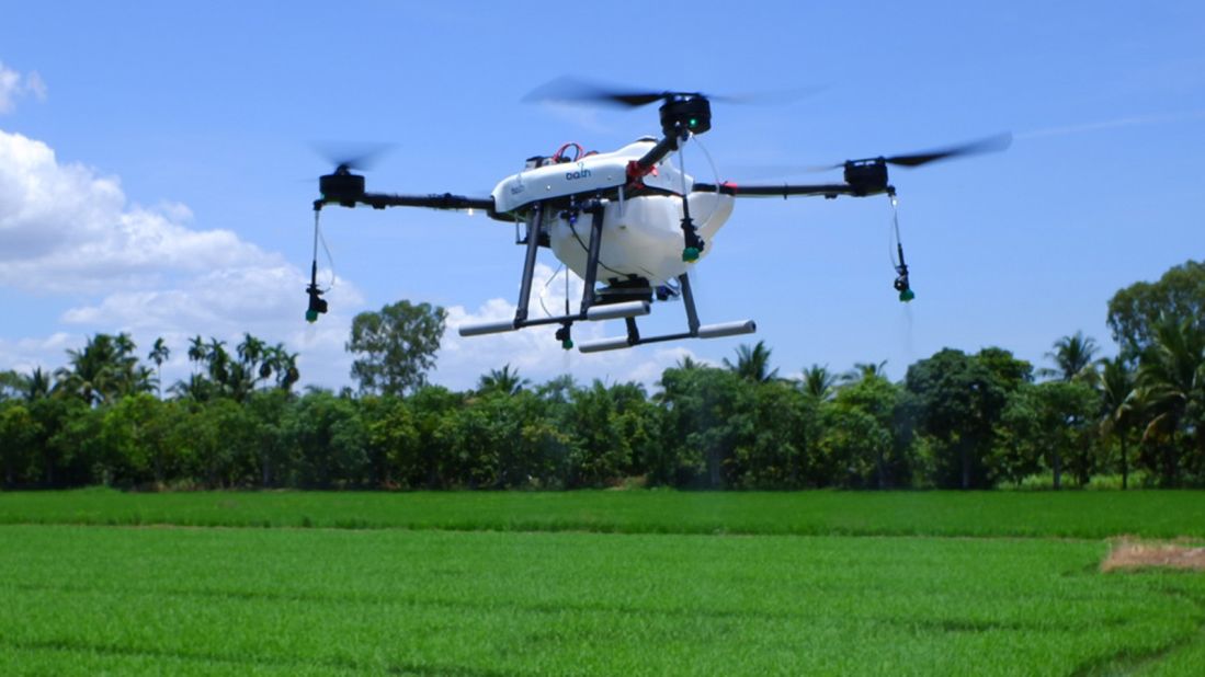 Bug Away hopes to revolutionize farming in Thailand with its agricultural drones, which can spray fertilizers and pesticides. <strong><em>Scroll through to discover more innovative drones around the world.</em></strong>
