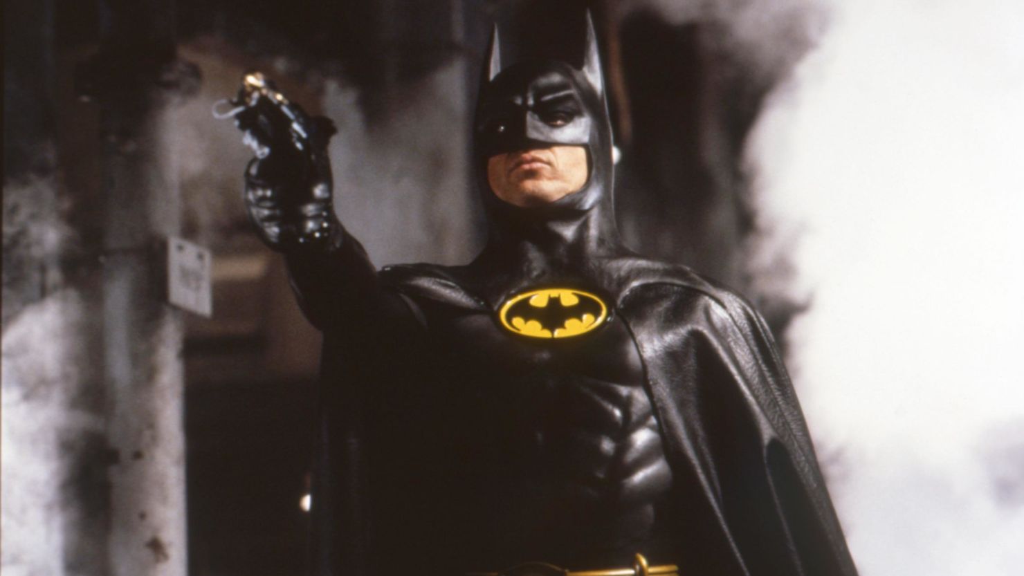 Michael Keaton on the set of 1989's 'Batman' (Photo by Sunset Boulevard/Corbis via Getty Images)